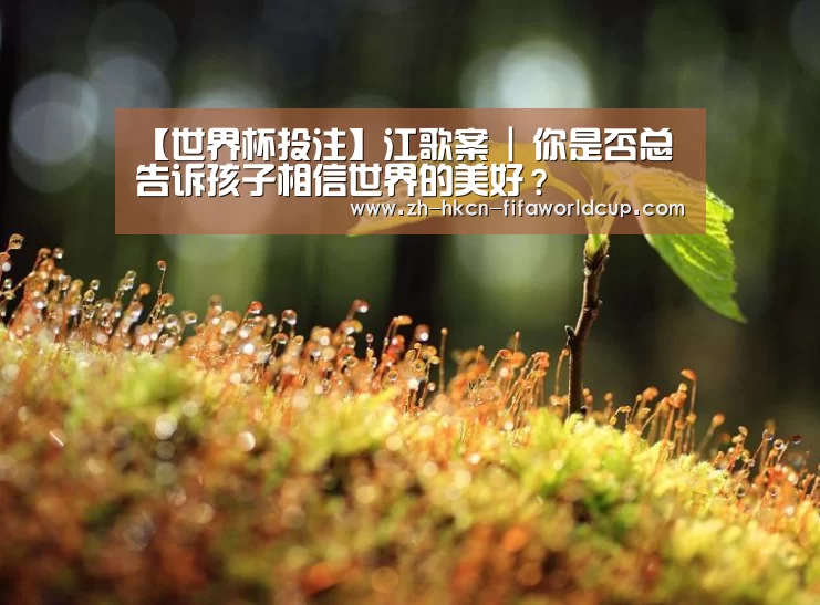 【世界杯投注】江歌案 | 你是否总告诉孩子相信世界的美好？